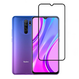 Xiaomi Redmi 9 Zore Kenarları Kırılmaya Dayanıklı Cam Ekran Koruyucu