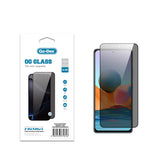 Xiaomi Redmi Note 10 Pro Go Des OG Glass Privacy Antistatik Temperli Cam Ekran Koruyucu