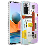 Xiaomi Redmi Note 10 Pro Kılıf Airbag Kenarlı Renkli Desenli Silikon Zore Elegans Kapak