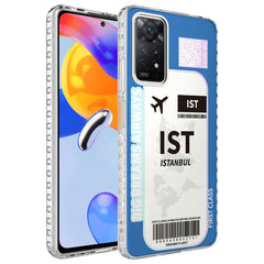 Xiaomi Redmi Note 11 Pro 5G Kılıf Airbag Kenarlı Renkli Desenli Silikon Zore Elegans Kapak