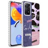 Xiaomi Redmi Note 11 Pro 5G Kılıf Airbag Kenarlı Renkli Desenli Silikon Zore Elegans Kapak
