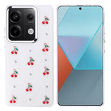 Xiaomi Redmi Note 13 Pro 4G Kılıf Airbag Tasarımlı Simli Şeffaf Zore Kutup Kapak