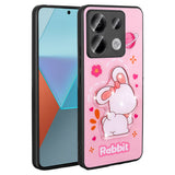 Xiaomi Redmi Note 13 Pro 5G Kılıf Parlayan Kabartmalı İkonik Figürlü Zore Amas Silikon Kapak