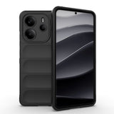 Xiaomi Redmi Note 14 4G Kılıf Esnek TPU Oyuklu Arka Yüzey Tasarımlı Zore Etnik Silikon Kapak