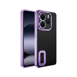 Xiaomi Redmi Note 14 5G Kılıf Kamera Korumalı Logo Gösteren Zore Omega Kapak