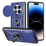 Xiaomi Redmi Note 14 Pro Plus Kılıf Magnetik Standlı Kamera Korumalı Zore Sürgülü Vega Kapak