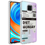 Xiaomi Redmi Note 9 Pro Kılıf Airbag Kenarlı Renkli Desenli Silikon Zore Elegans Kapak
