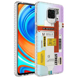 Xiaomi Redmi Note 9S Kılıf Airbag Kenarlı Renkli Desenli Silikon Zore Elegans Kapak